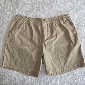 Tommy Hilfiger Women's Khaki Shorts XL 97% Cotton 3% Elastane Pockets